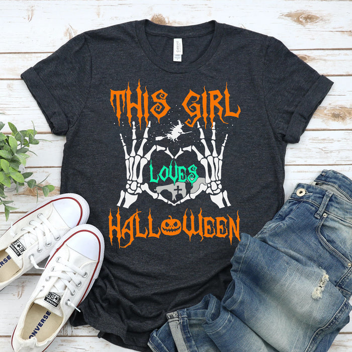 This Girl Loves Halloween T-shirt